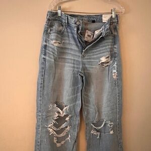 American Eagle Dreamy Drape Baggy Wide Leg Jeans